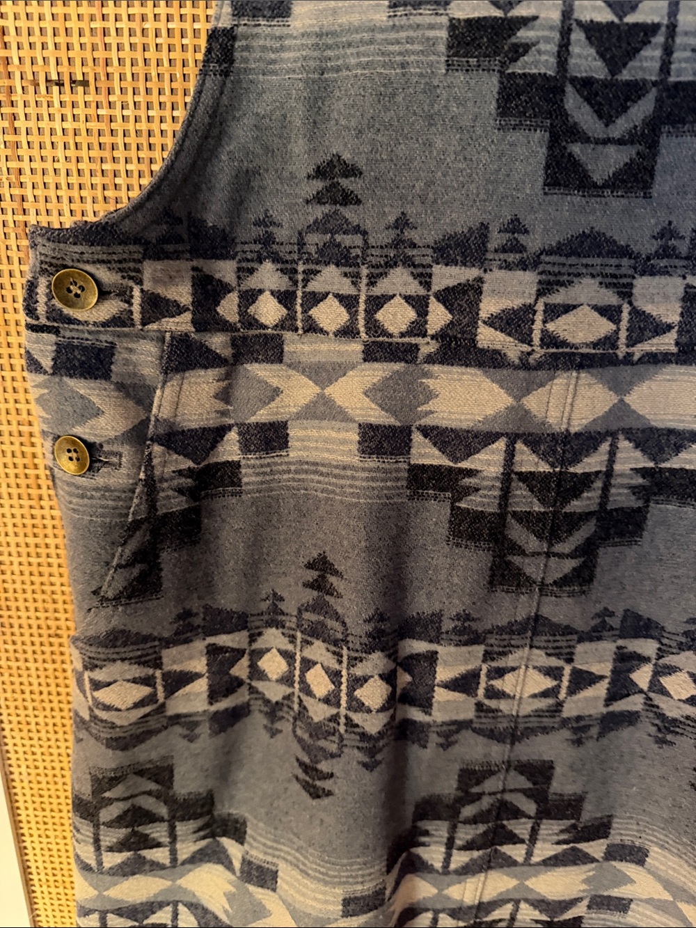Pendleton Patterned Overall Dress - Picture 4 of 6